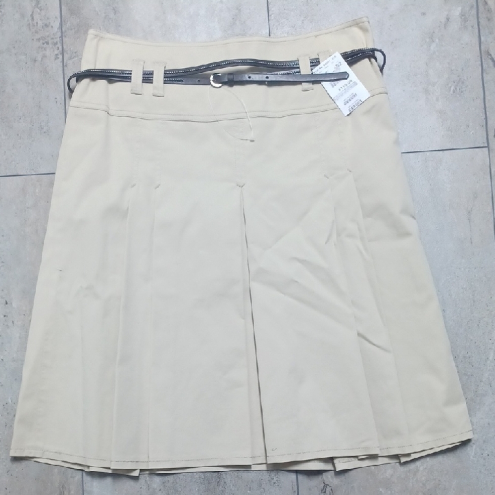 New Gerry Weber Light Beige A-Line Skirt
